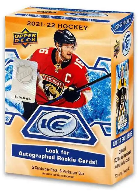 NHL Upper Deck 2021-22 ICE Hockey Trading Card BLASTER Box [6 Packs]