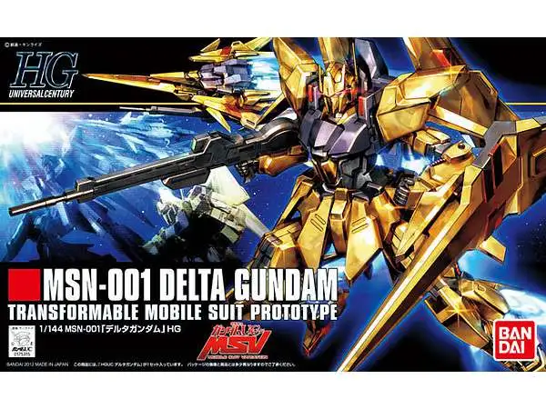 High Grade Universal Century (HGUC) MSN-001 Delta Gundam 1/144 Model Kit