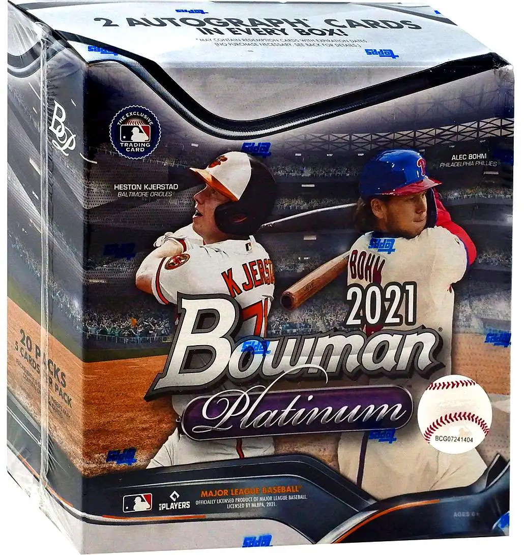 PACKS of Bowman & Chrome MYSTERY Baseball HISTORIC AUTOGRAPHS 2020 2010 2016 5 