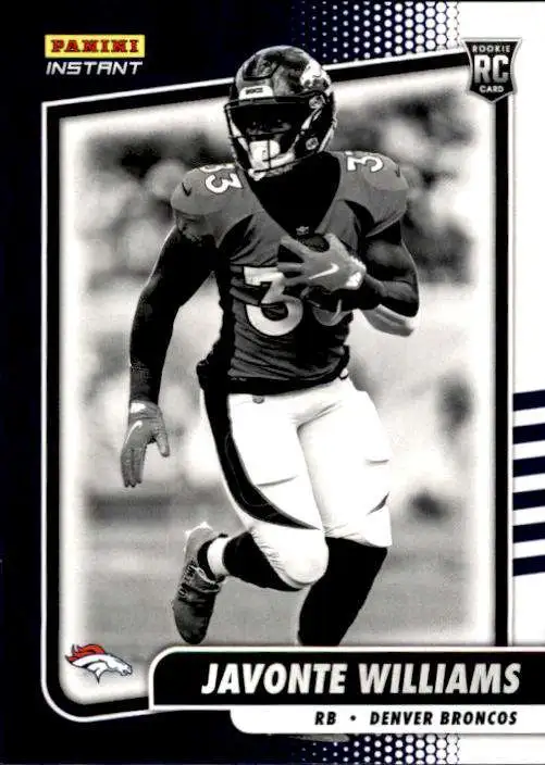 Patrick Surtain II 2021 Panini Instant Rookie Black & White RC Broncos  PR 2728