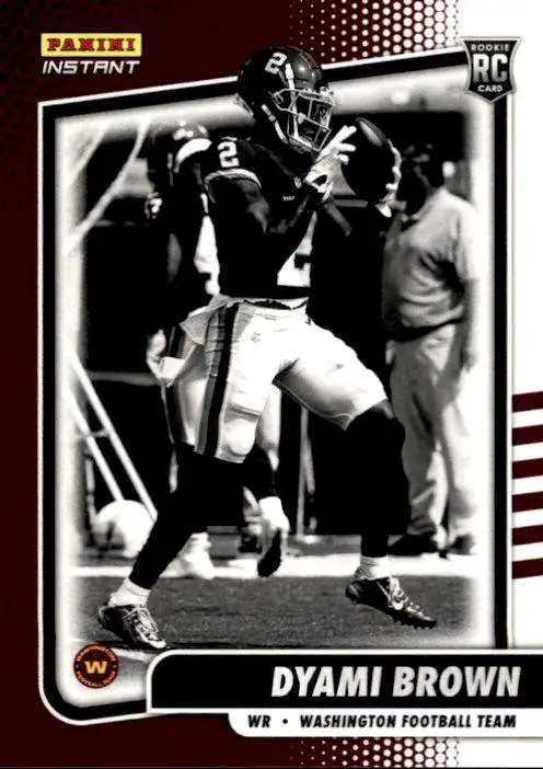 NFL 2021 Instant Football Black & White Rookies Dyami Brown BW24 [1 of 2728]