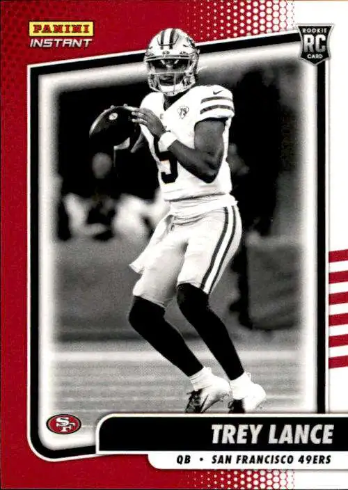 NFL 2021 Instant Football Black & White Rookies Trey Lance BW3 [1 of 2728]