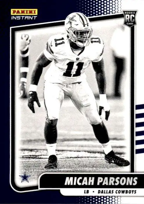 NFL 2021 Instant Football Black & White Rookies Micah Parsons BW35 [1 of 2728]