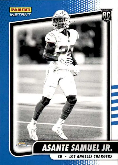 NFL 2021 Instant Football Black & White Rookies Asante Samuel Jr. BW37 [1 of 2728]