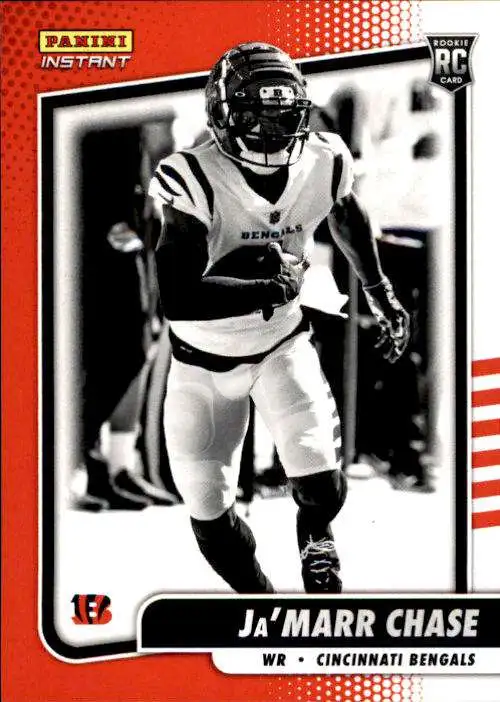 NFL 2021 Instant Football Black White Rookies Single Card JaMarr