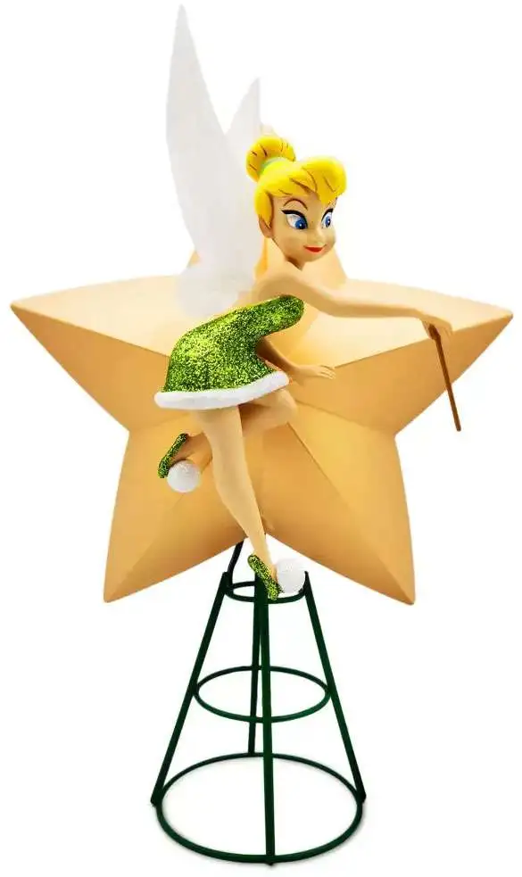 Disney Peter Pan 2021 Holiday Tinker Bell Exclusive Light Up Tree Topper