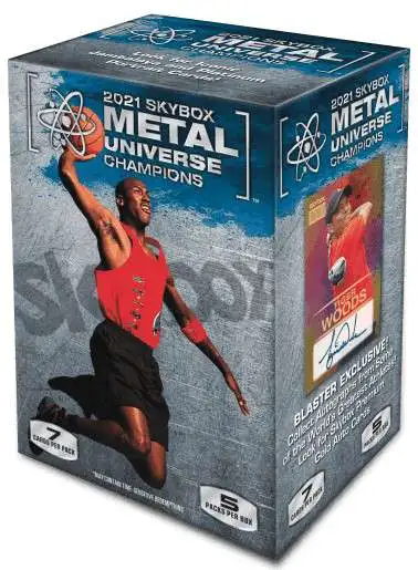 Upper Deck Skybox 2021 Metal Universe Champions Trading Card BLASTER Box [5 Packs]