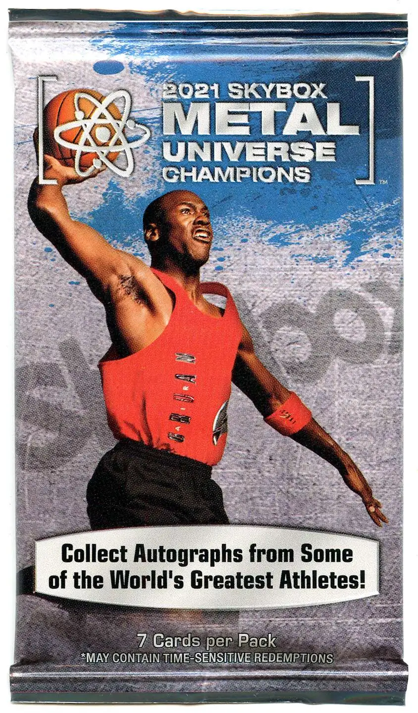 Upper Deck Skybox 2021 Metal Universe Champions Trading Card BLASTER Pack [7 Cards]