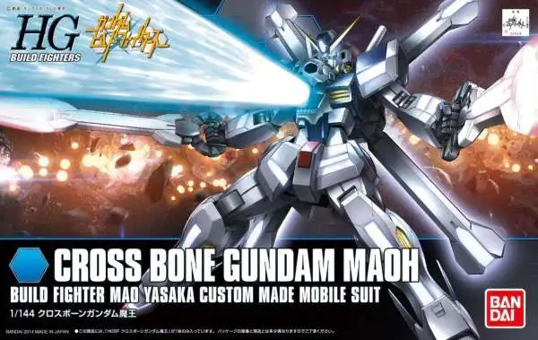 High Grade Build Fighters (HGBF) Cross Bone Gundam Maou 1/144 Model Kit (Pre-Order ships June)