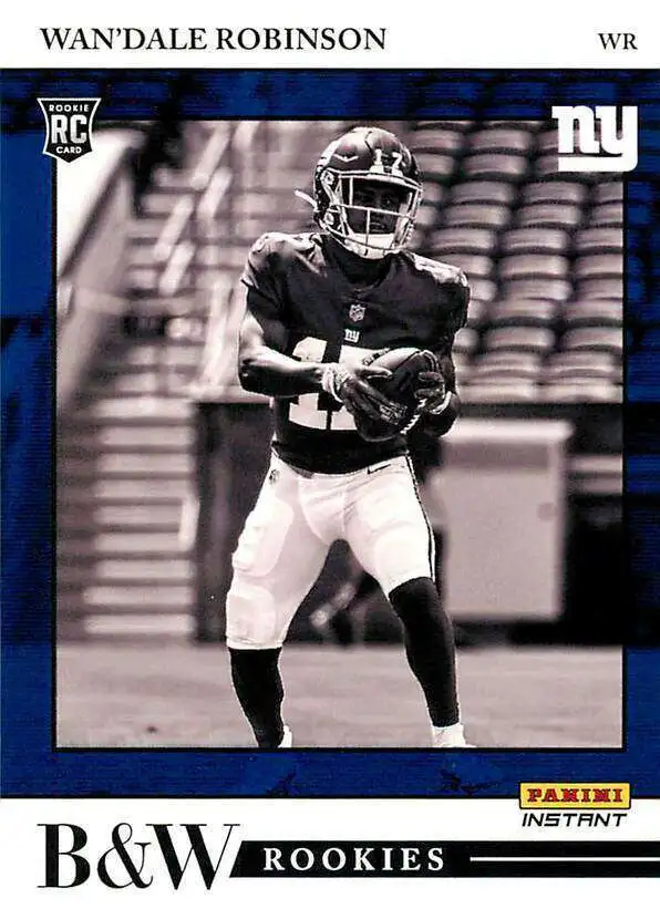 NFL New York Giants 2022 Instant RPS First Look Football WanDale Robinson 1  of 942 Trading Card FL15 Rookie Card Panini - ToyWiz