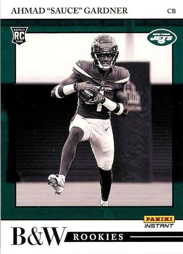 NFL New York Jets 2022 Instant RPS First Look Football Single Card 1 of 942  Ahmad Sauce Gardner FL3 Rookie Card - ToyWiz