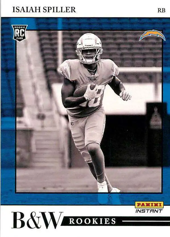 NFL 2022 Instant Black & White Rookies /649 Isaiah Spiller BW34 [Rookie Card]