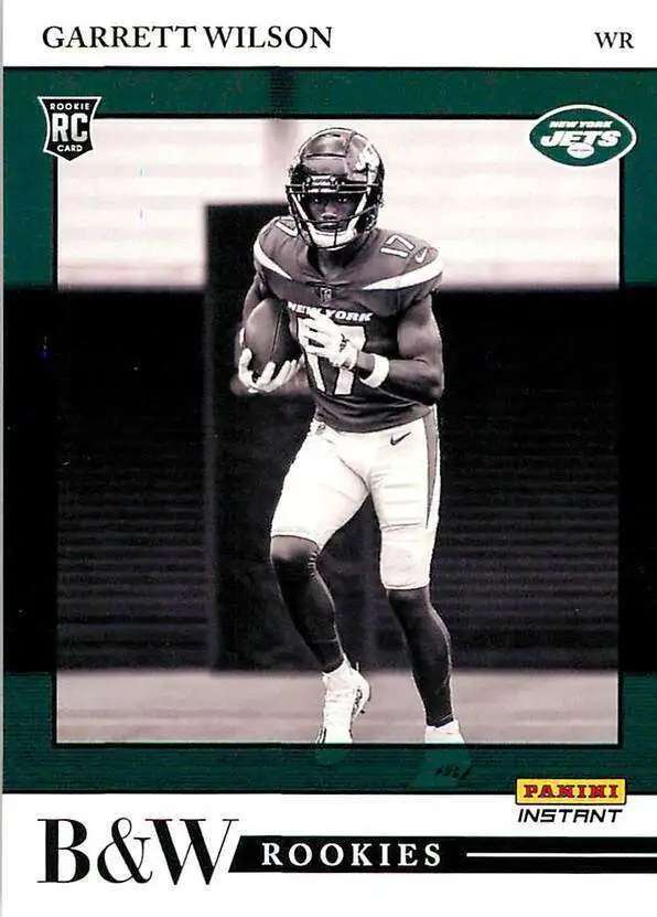 NFL 2022 Instant Black & White Rookies /649 Garrett Wilson BW5 [Rookie Card]