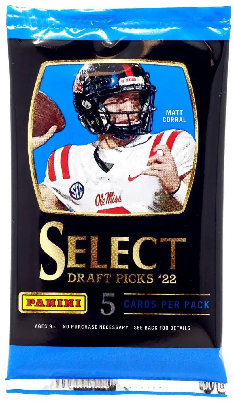 : 2022 Panini Select Football Draft Picks Value Pack (15 Cards) :  Collectibles & Fine Art