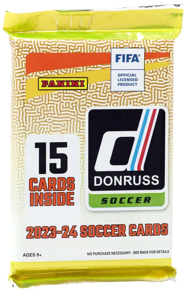 Donruss 2023-24 Soccer Trading Card BLASTER Pack [15 Cards, Look For Ultra Rare Kaboom & Night Moves Inserts!]