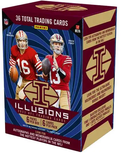 NFL Panini 2023 Illusions Football Trading Card BLASTER Box [6 Packs]
