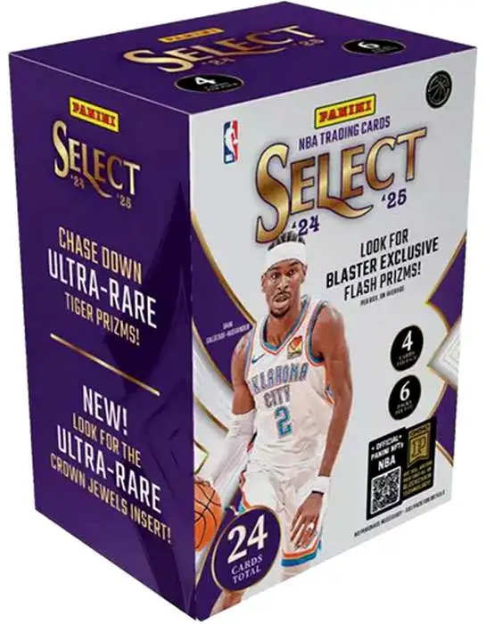 NBA Panini 2024-25 Select Basketball Trading Card BLASTER Box [6 Packs]