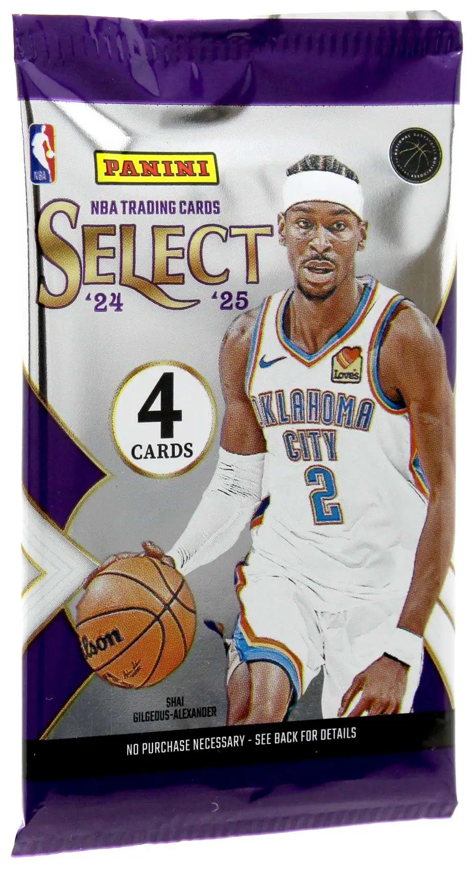 NBA Panini 2024-25 Select Basketball Trading Card MEGA Pack [4 Cards]