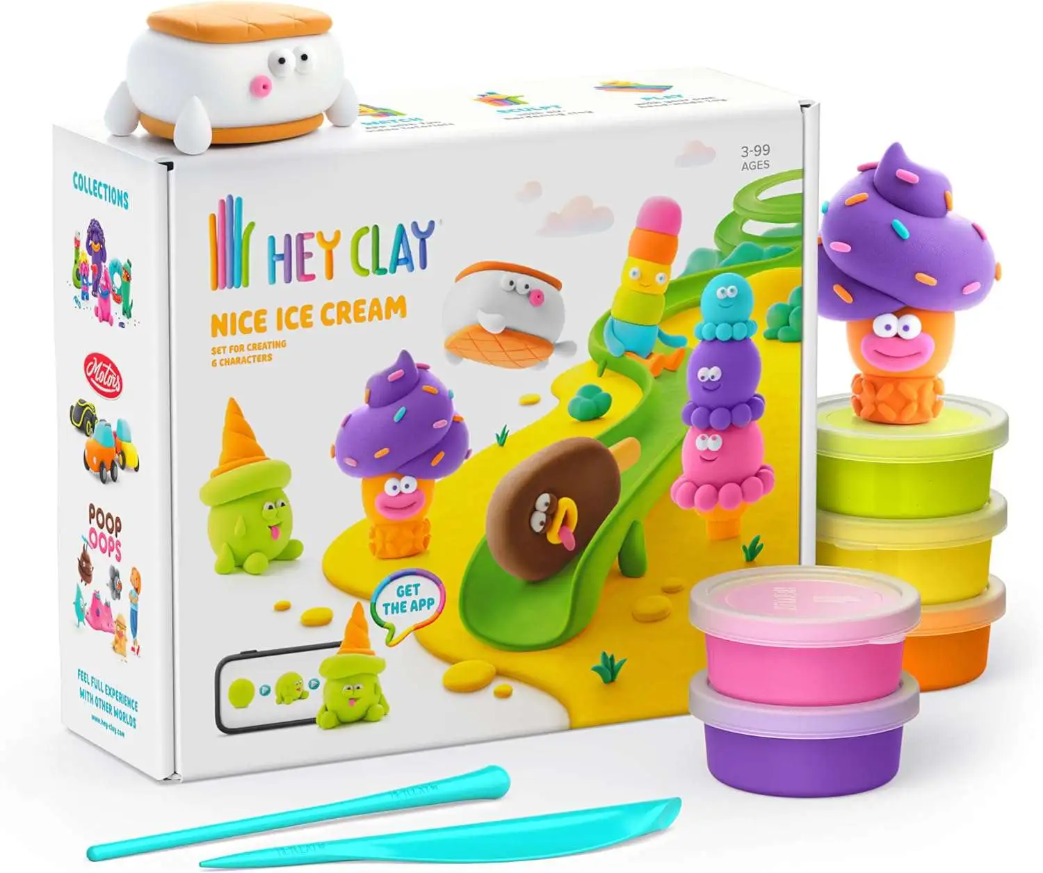 Hey Clay Nice Ice Cream Art Kit