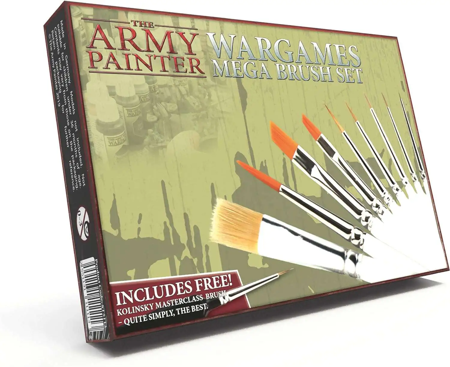 The Army Painter Wargamer Mega Brush Set