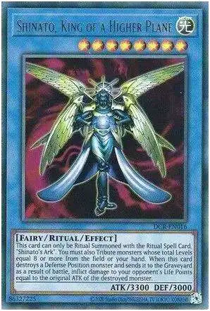 YuGiOh Trading Card Game Dark Crisis 25th Anniversary Ultra Rare Shinato, King of a Higher Plane DCR-EN016