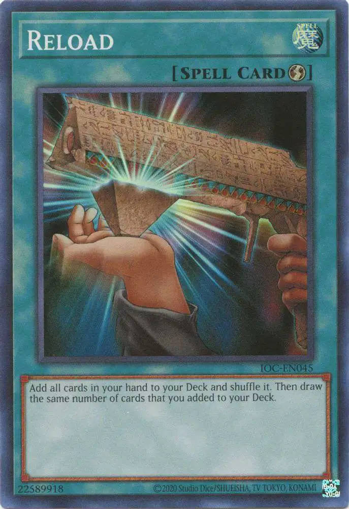 YuGiOh Trading Card Game Invasion of Chaos 25th Anniversary Single Card Super Rare Reload IOC-EN045 - ToyWiz YuGiOh Trading Card Game Invasion of Chaos 25th Anniversary Single Card Super Rare Reload IOC-EN045 - ToyWiz