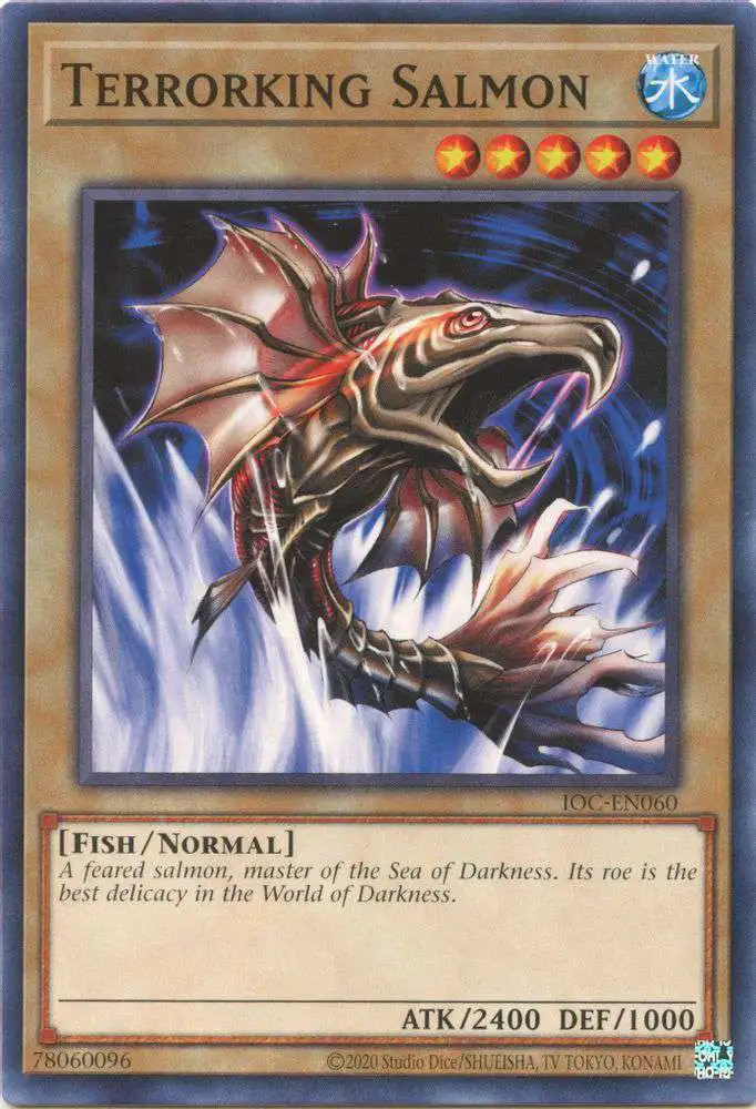 YuGiOh Trading Card Game Invasion of Chaos 25th Anniversary Common Terrorking Salmon IOC-EN060