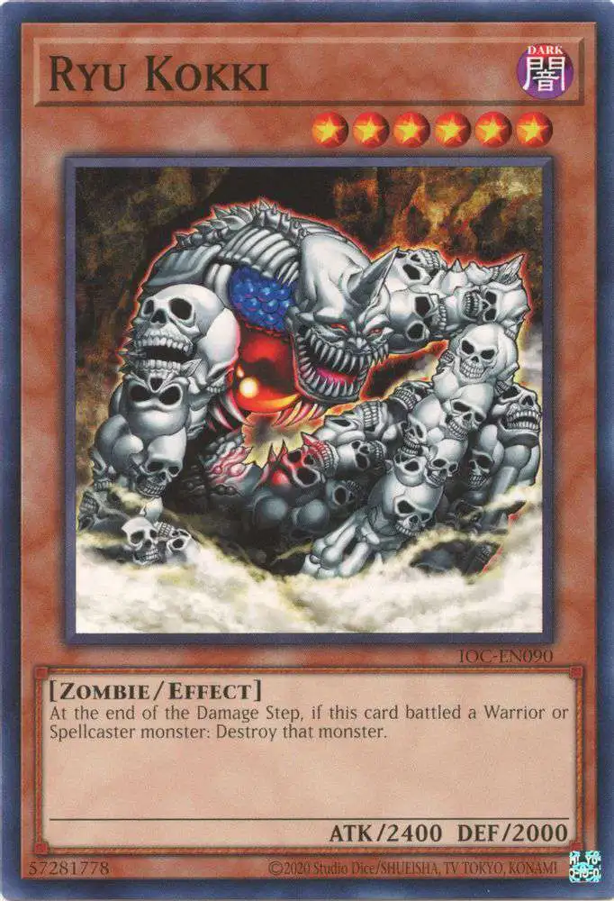 YuGiOh Trading Card Game Invasion of Chaos 25th Anniversary Common Ryu Kokki IOC-EN090