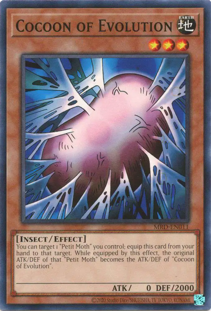 YuGiOh Trading Card Game Metal Raiders 25th Anniversary Single Card Common Cocoon of Evolution MRD-EN011 - ToyWiz YuGiOh Trading Card Game Metal Raiders 25th Anniversary Single Card Common Cocoon of Evolution MRD-EN011 - ToyWiz