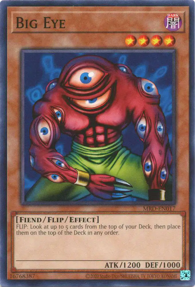 YuGiOh Trading Card Game Metal Raiders 25th Anniversary Single Card Common Big Eye MRD-EN017 - ToyWiz YuGiOh Trading Card Game Metal Raiders 25th Anniversary Single Card Common Big Eye MRD-EN017 - ToyWiz