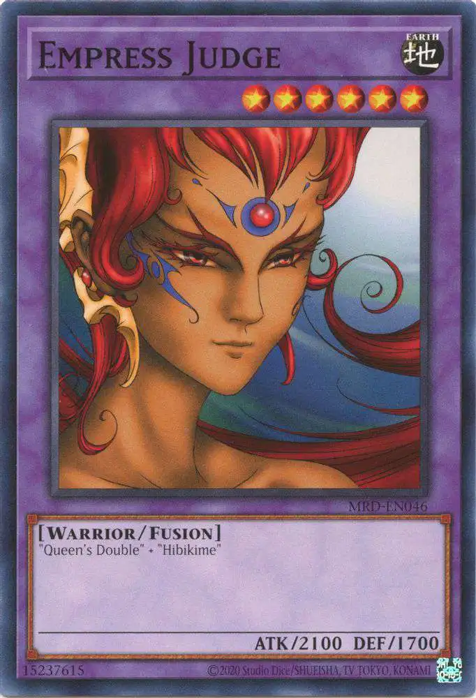 YuGiOh Trading Card Game Metal Raiders 25th Anniversary Common Empress Judge MRD-EN046