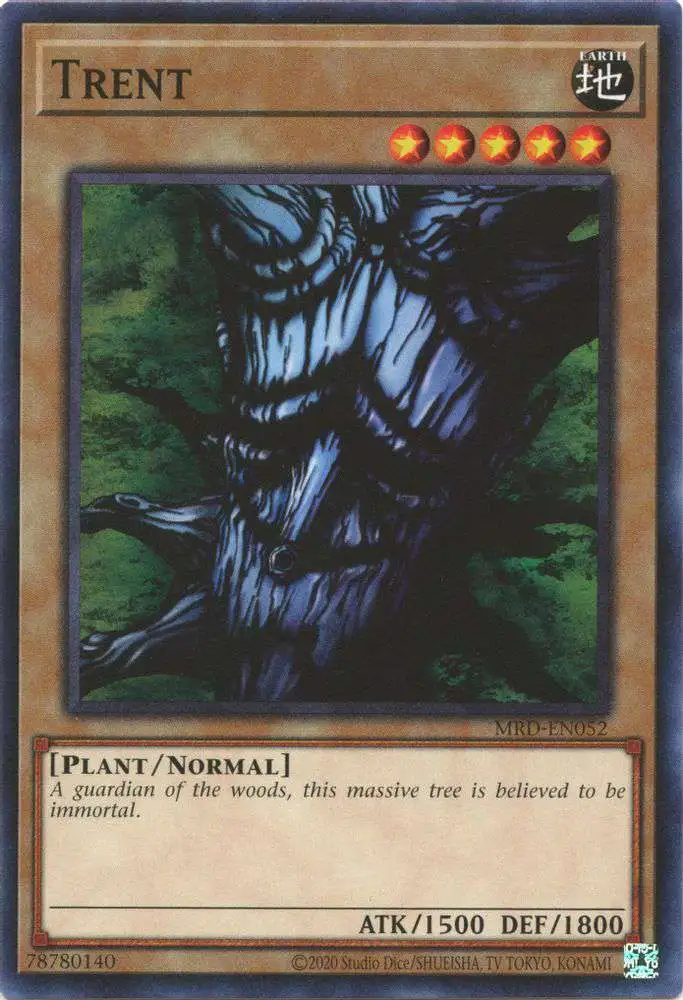 YuGiOh Trading Card Game Metal Raiders 25th Anniversary Common Trent MRD-EN052