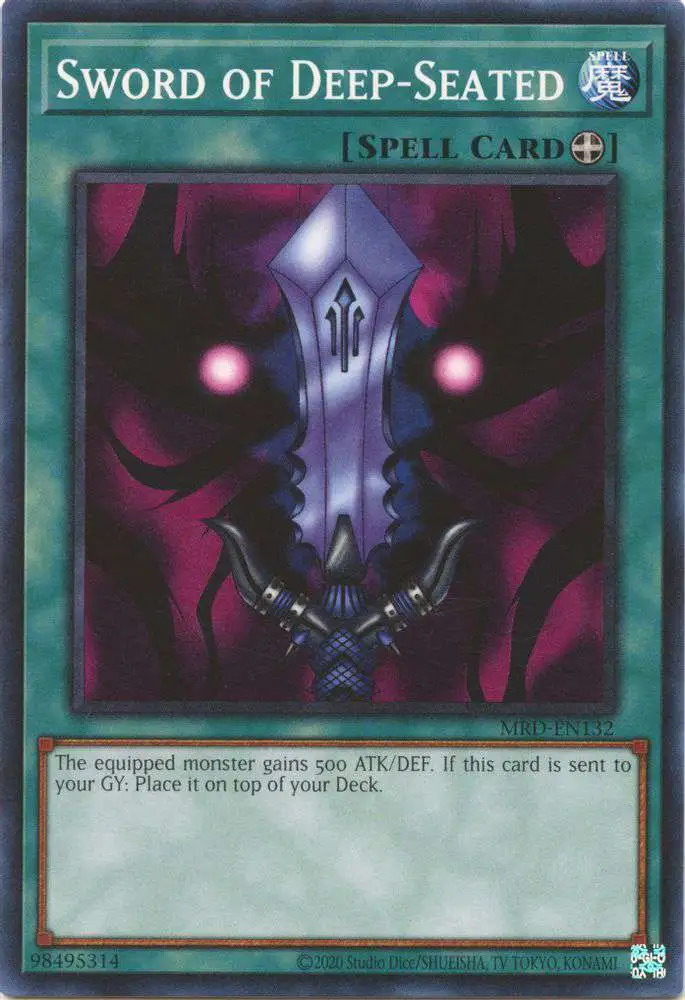 YuGiOh Trading Card Game Metal Raiders 25th Anniversary Single Card Common Sword of Deep-Seated MRD-EN132 - ToyWiz YuGiOh Trading Card Game Metal Raiders 25th Anniversary Single Card Common Sword of Deep-Seated MRD-EN132 - ToyWiz