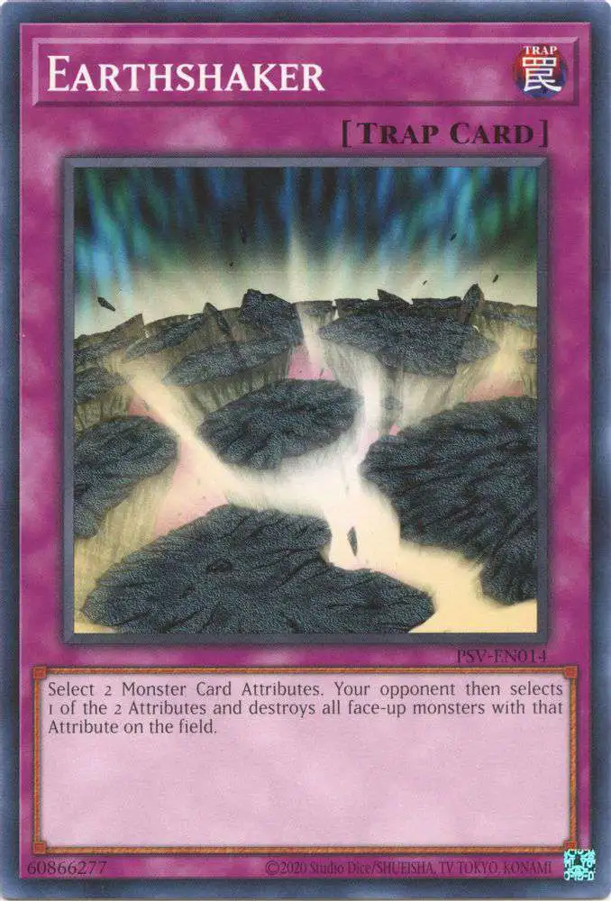 YuGiOh Trading Card Game Pharaoh's Servant 25th Anniversary Common Earthshaker PSV-EN014