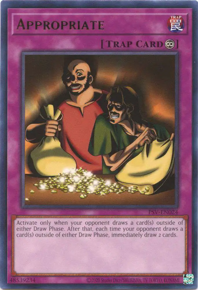 YuGiOh Trading Card Game Pharaoh's Servant 25th Anniversary Rare Appropriate PSV-EN024