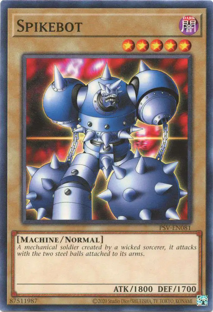YuGiOh Trading Card Game Pharaoh's Servant 25th Anniversary Common Spikebot PSV-EN081