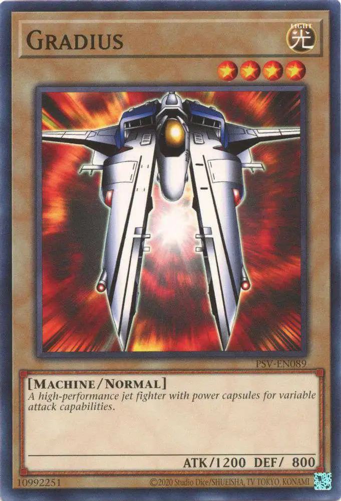 YuGiOh Trading Card Game Pharaoh's Servant 25th Anniversary Common Gradius PSV-EN089