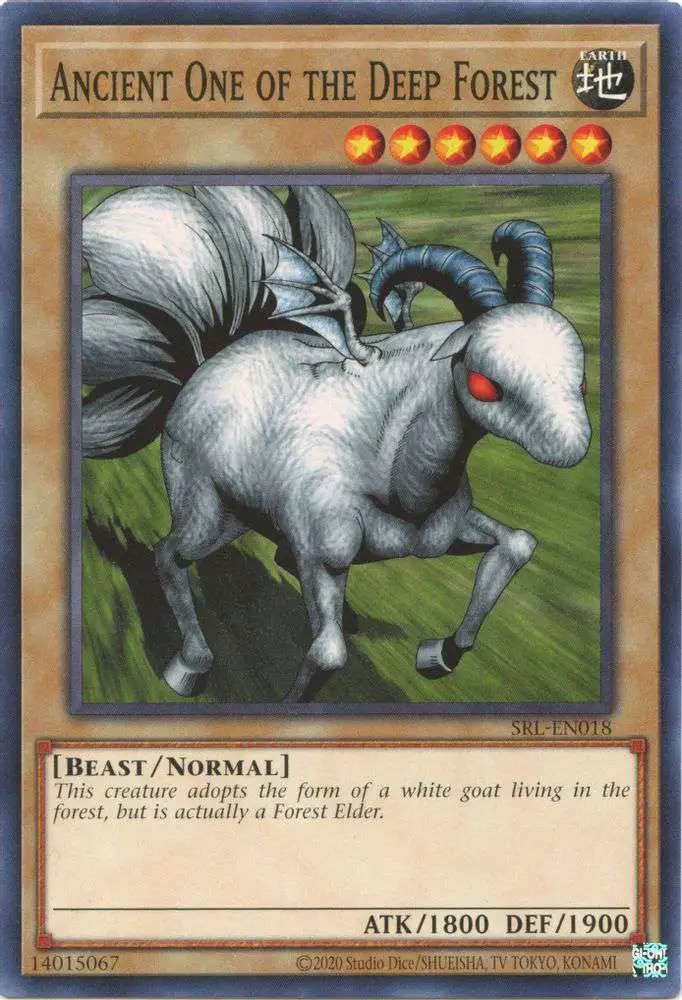 YuGiOh Trading Card Game Spell Ruler 25th Anniversary Common Ancient One of the Deep Forest SRL-EN018