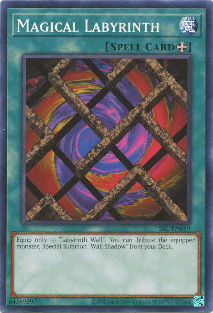 YuGiOh Trading Card Game Spell Ruler 25th Anniversary Common Magical Labyrinth SRL-EN059