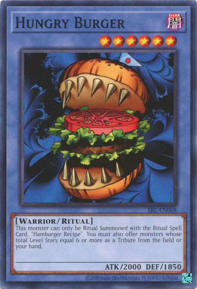 YuGiOh Trading Card Game Spell Ruler 25th Anniversary Common Hungry Burger SRL-EN068