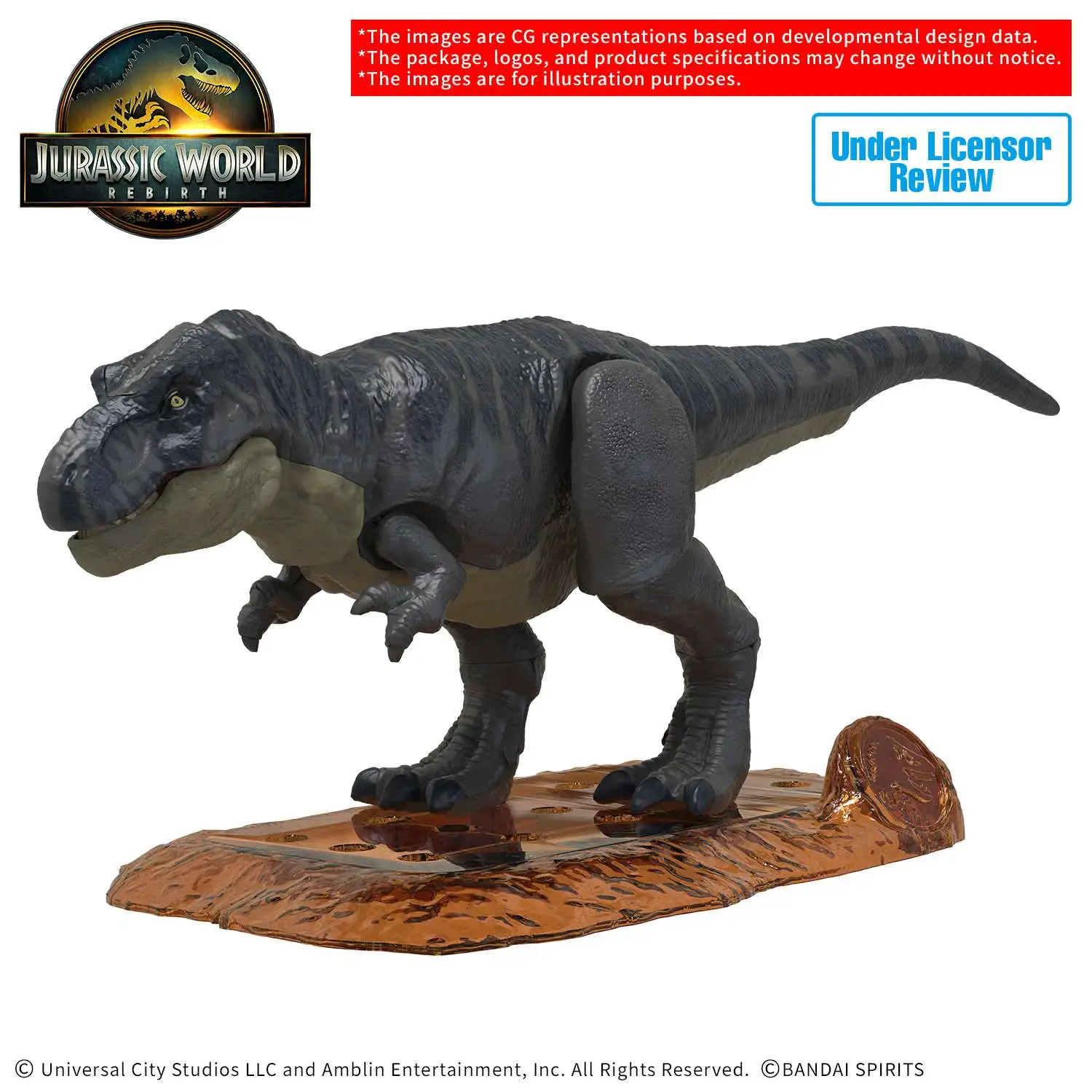 Jurassic World Rebirth Plannosaurus T. Rex Model Kit Bandai Hobby