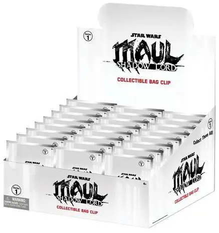 Star Wars 3D Figural Foam Bag Clip Maul: Shadow Lord Series 1 Mystery Box [24 Packs] (Pre-Order ships September)