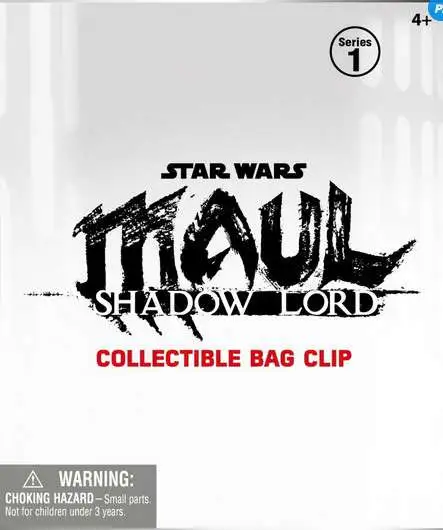 Star Wars 3D Figural Foam Bag Clip Maul: Shadow Lord Series 1 Mystery Pack [1 RANDOM Figure] (Pre-Order ships September)