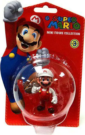 Super Mario Bros Series 3 Fire Mario 2-Inch Vinyl Mini Figure