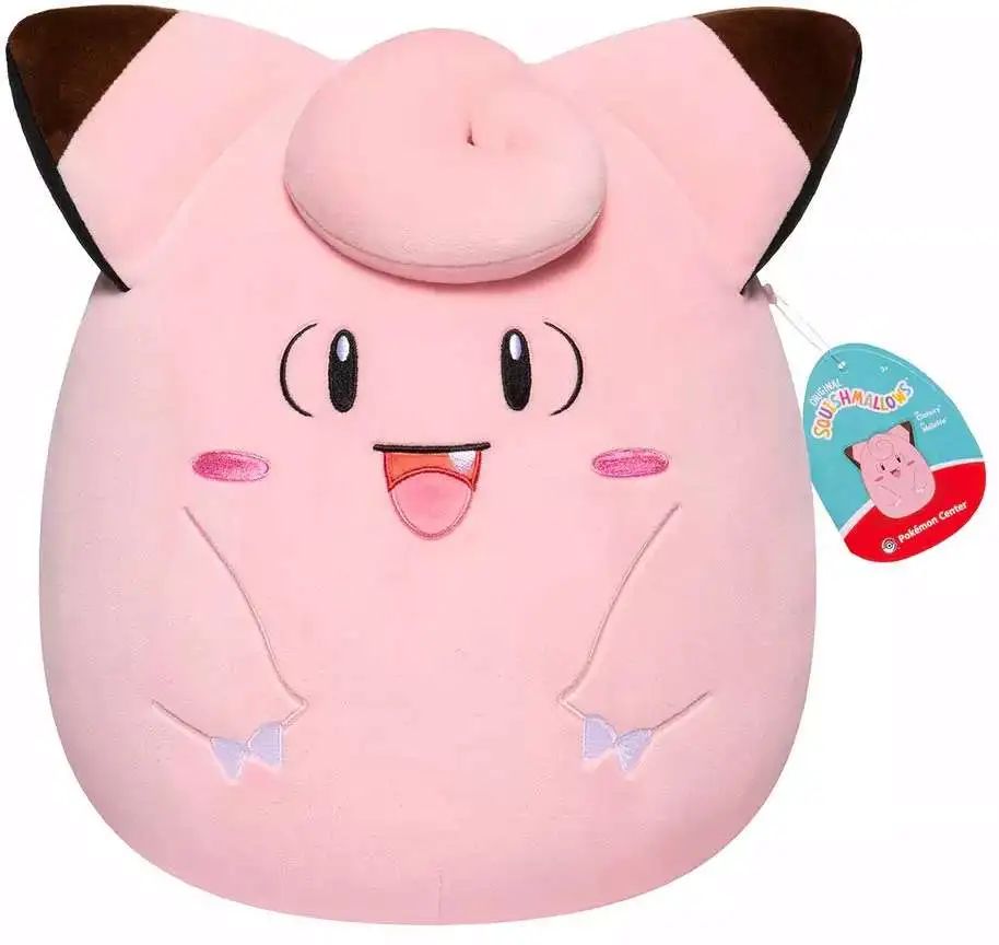 Squishmallows Pokemon Clefairy 10-Inch Plush