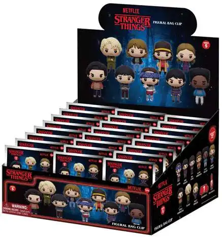 3D Figural Foam Bag Clip Stranger Things Series 5 Mystery Box [24 Packs]