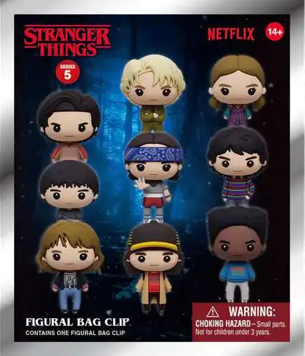 3D Figural Foam Bag Clip Stranger Things Series 5 Mystery Pack [1 RANDOM Figure]
