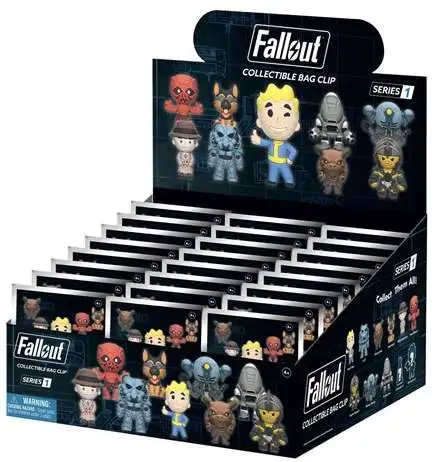 3D Figural Foam Bag Clip Fallout Series 1 Mystery Box [24 Packs]