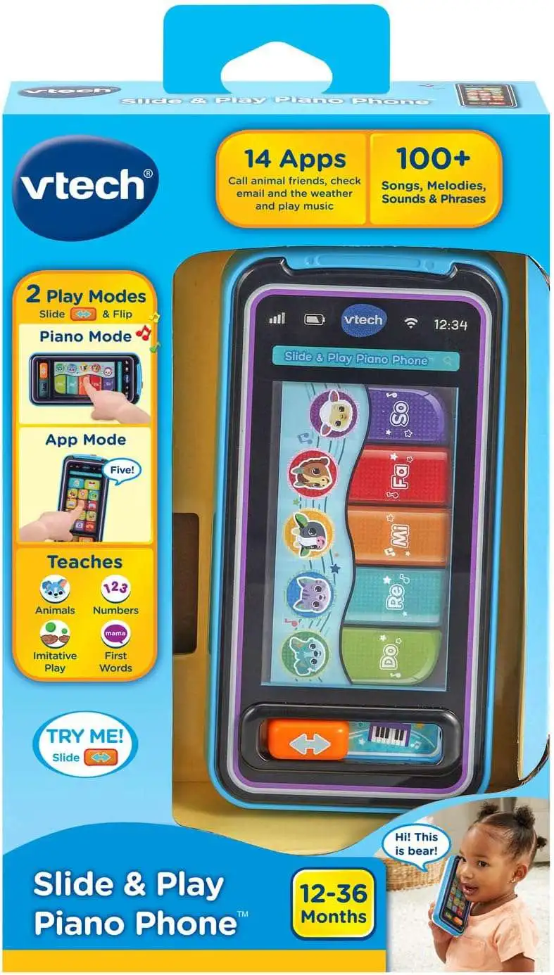 Bluey Slide & Play Piano Phone