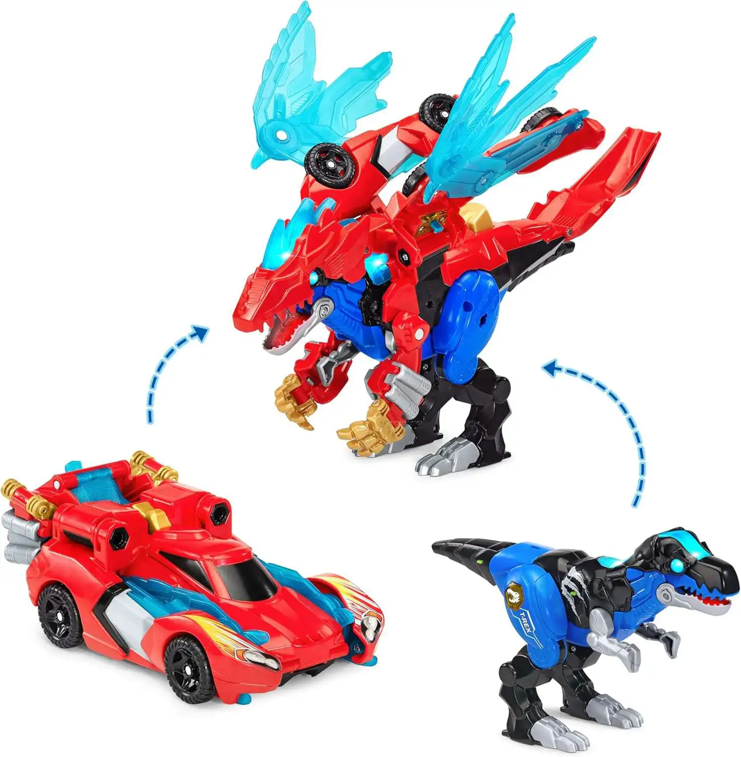 Switch & Go Thunder the T-Rex Figure